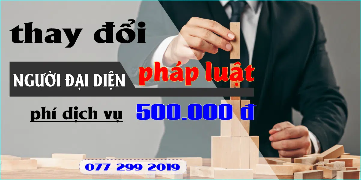 Thay đổi người đại diện theo pháp luật của công ty