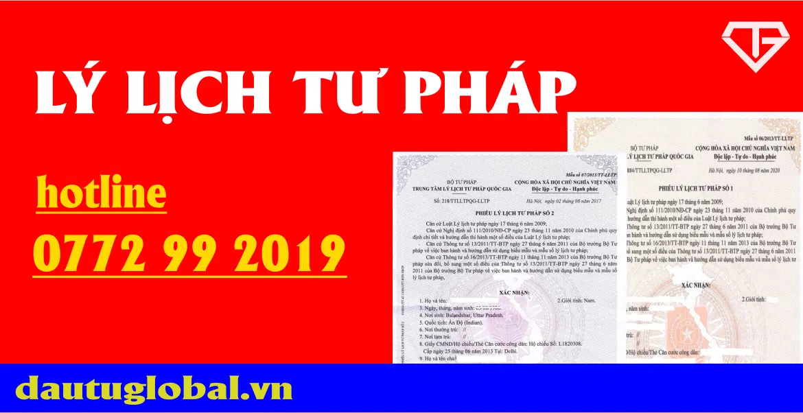 Dịch vụ làm lý lịch tư pháp