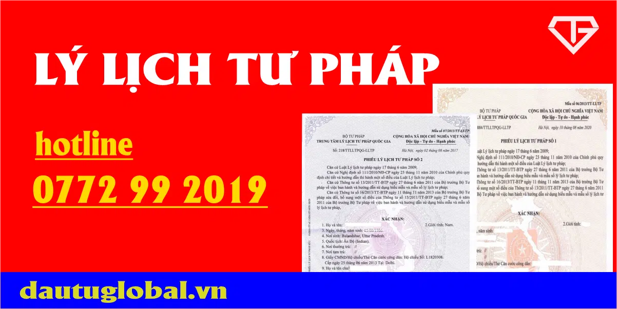 Dịch vụ làm lý lịch tư pháp